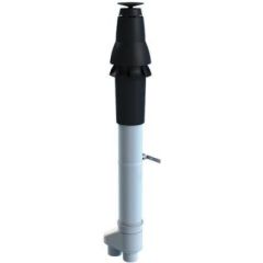 Burgerhout Skyline 3000 PP dakdoorvoer met adapter 2x Ø80 en beugel