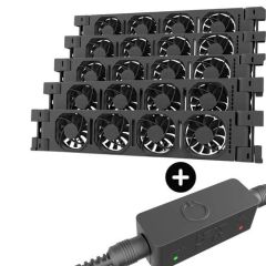 Heatfan 4 Cinco uitbreidingsset / 750 mm breed / incl. doorlinkkabel / incl. Smart Controller
