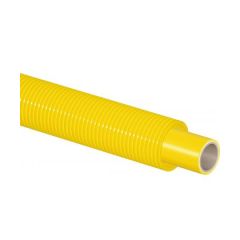 Gasleiding geel 20mm x 2,25 in mantel - Lengte: 75 meter - Uponor