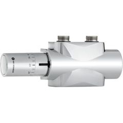 Luxe Heimeier Multilux 4 set chroom 1/2"en 3/4" Thermostatisch
