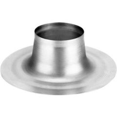 Burgerhout plakplaat 119mm plat dak voor concentrisch 100mm
